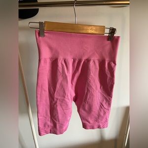 Target pink biker shorts!!